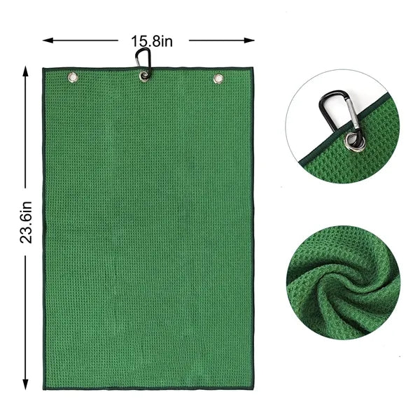 Embroidered Microfiber Golf Towel