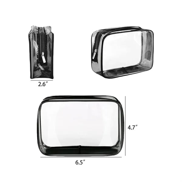 PVC Clear Toiletries Travel Kit Bag