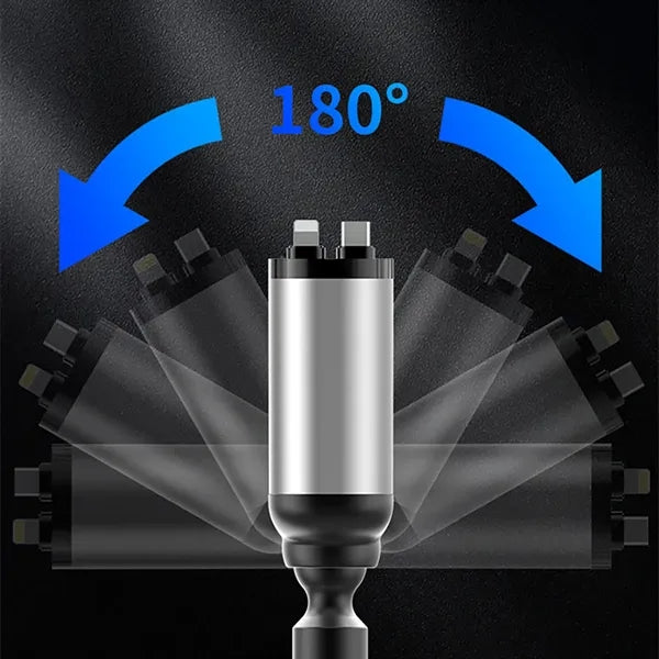 4 In 1 Retractable Fast Car Phone Charger