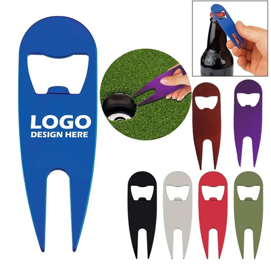 Golf Divot Repair Tool with Bottle Opener