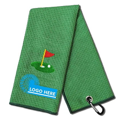 Embroidered Microfiber Golf Towel