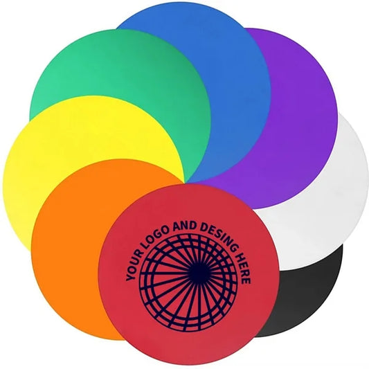 5" Rubber Round Kitchen Coasters