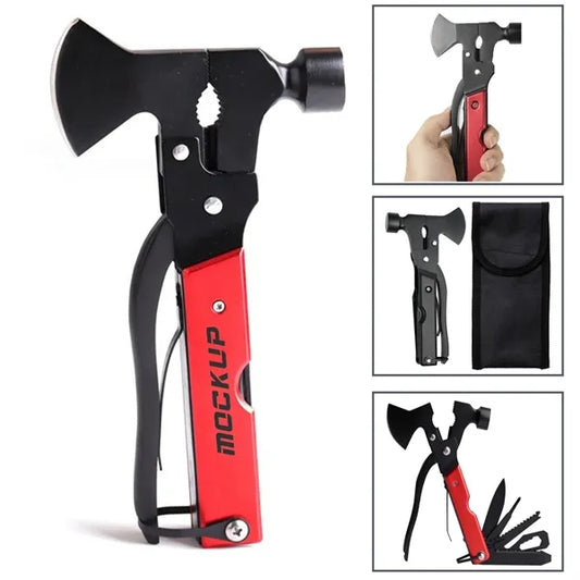 Outdoor Multi-Functional Safety Hammer Axe Tool