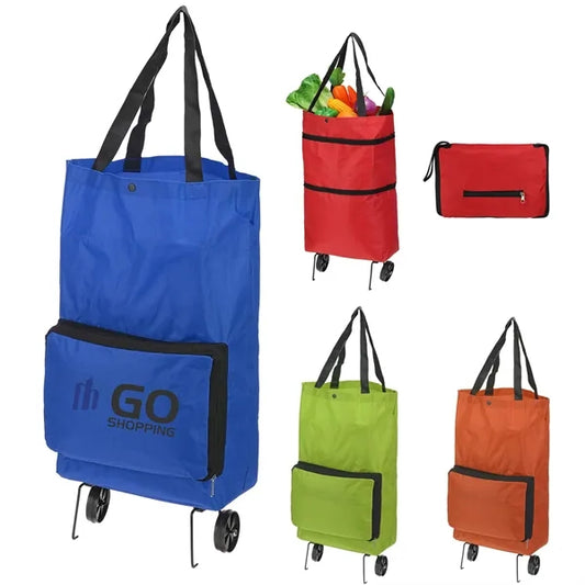 Wheeled Folding Bag Shopping Cart