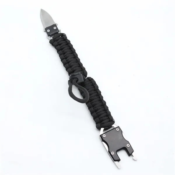 Survival Braided Bracelet wih Knife