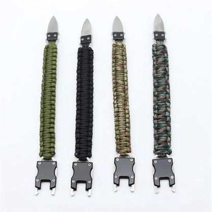 Survival Braided Bracelet wih Knife