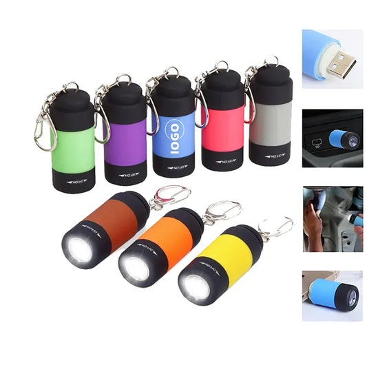 Rechargeable Pocket Mini Keychain Flashlight