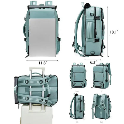 Large Multifunction Travel Laptop Backpack