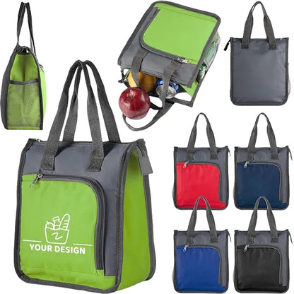 Portable Insulation Oxford Cloth Lunch Tote Bag