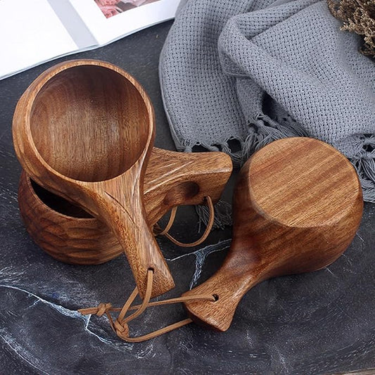 Walnut Wood Handcraft Coffee Cup